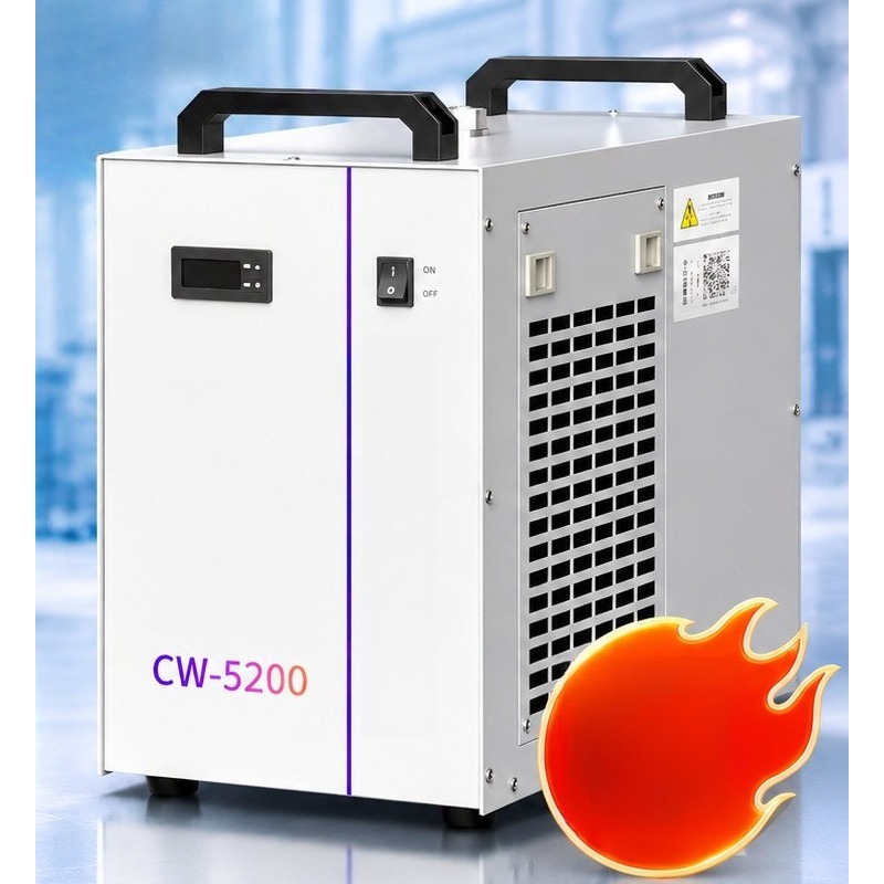 Промышленный охладитель CW5200 – обзор и цена Laser Industrial Chiller