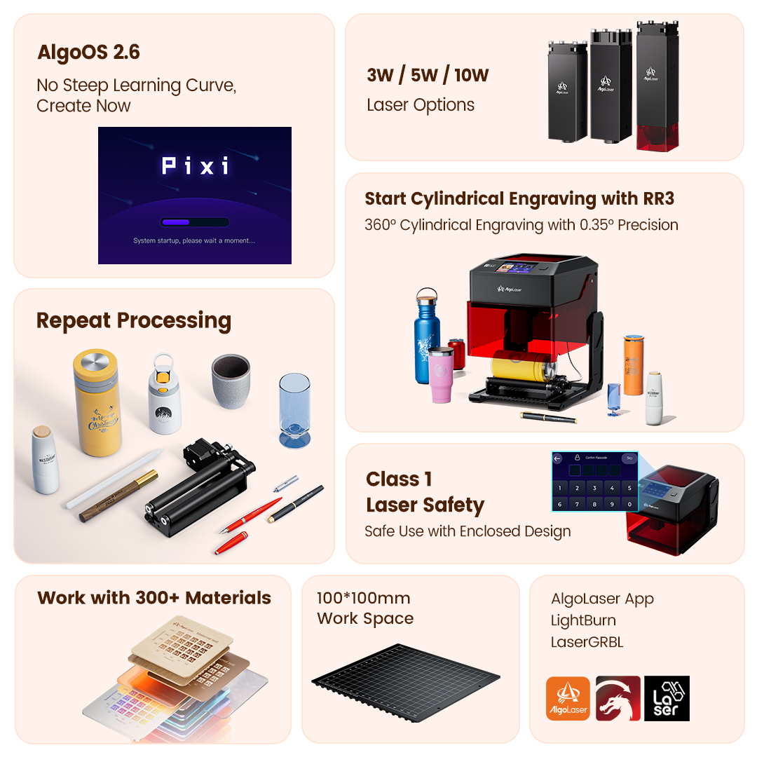 Лазерный гравер AlgoLaser PIXI – обзор и цена Laser Marking Machine