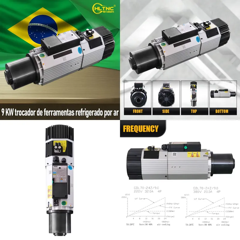 AP01 9 кВт ISO30 Шпиндельный д – обзор и цена Cnc Spindle Motor